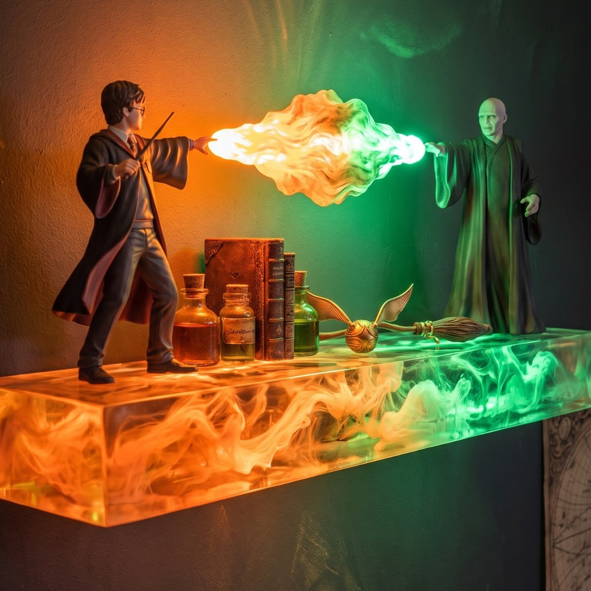 🔥Early Black Friday Sale ✨Rechargeable LED Magic Duel Wall-Mounted Display Stand