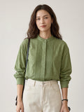 100% Linen Oversized Jacquard Shirt