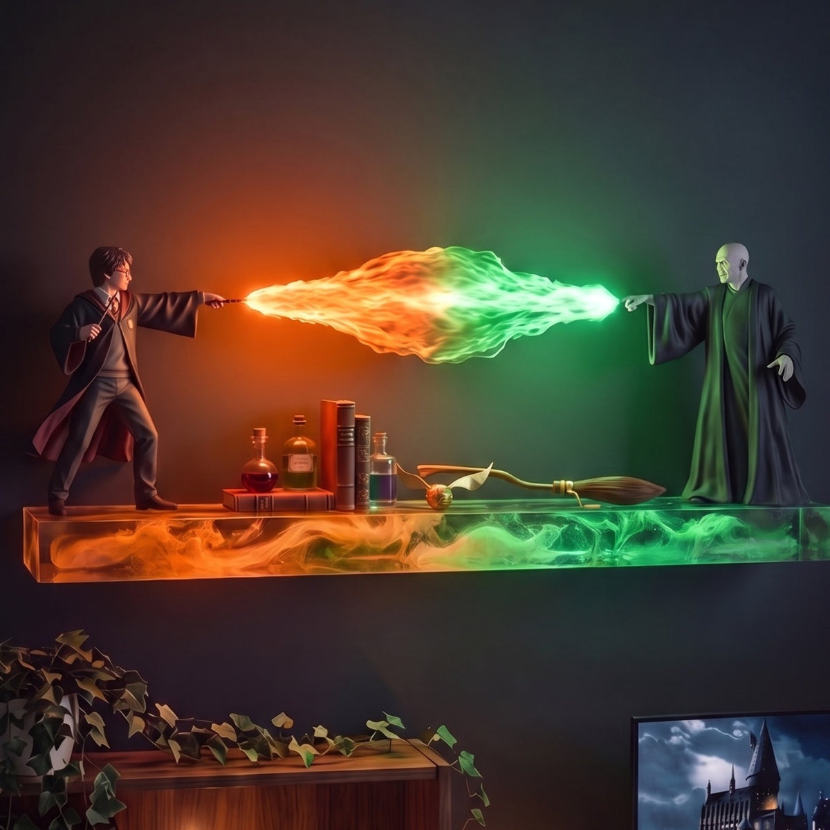 🔥Early Black Friday Sale ✨Rechargeable LED Magic Duel Wall-Mounted Display Stand