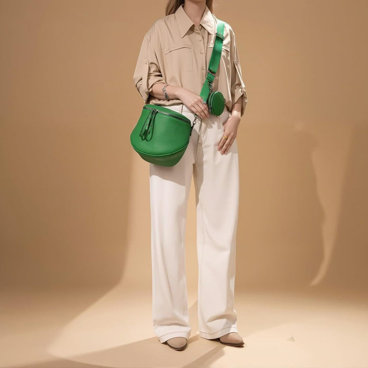 🎁2026 Hot Sale👜 Large Fanny Pack Crossbody Sling Bags