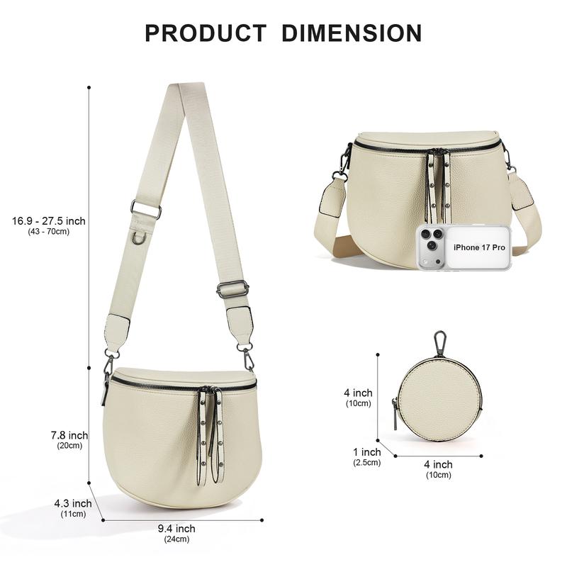 🎁2026 Hot Sale👜 Large Fanny Pack Crossbody Sling Bags