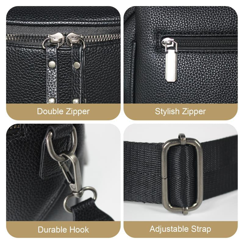 🎁2026 Hot Sale👜 Large Fanny Pack Crossbody Sling Bags